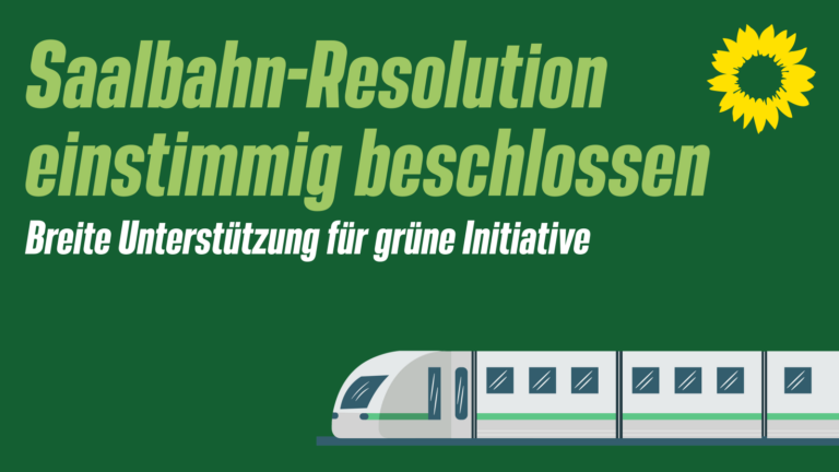 Stadtrat beschließt Saalbahn-Resolution