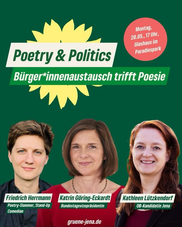 Poetry & Politics – Bürger*innenaustausch trifft Poesie
